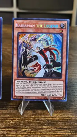 Yugioh! 1x Kaibaman the Legend DUAD-EN021 Secret Rare & Secreterion Dragon UR - Image 3