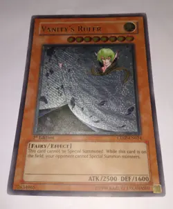 Yugioh - 1st Ed "Vanity’s Ruler" CDIP-EN024 Ultimate Rare - Excellent Condition - Image 5