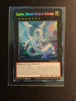 Yugioh - Chasma, Dragon Ruler of Auroras ALIN-EN047 - Secret Rare - Near Mint 1x - Image 1