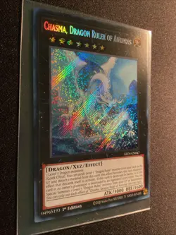 Yugioh - Chasma, Dragon Ruler of Auroras ALIN-EN047 - Secret Rare - Near Mint 1x - Image 2