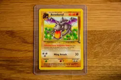 Aerodactyl Regular Rare 16/62 Fossil Unlimited - English Vintage Pokemon - Image 1