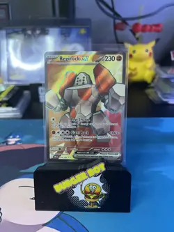Pokemon TCG Regirock EX Destined Rivals Ultra Rare Card 214/182 NM - Image 1