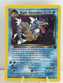 Dark Gyarados (Prerelease) 08/82 Wotc Promo Holo Pokemon NM - Image 1