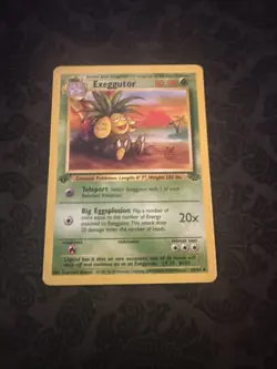 Pokemon TCG Exeggutor Jungle 35/64 Regular 1st Edition Uncommon - Image 1