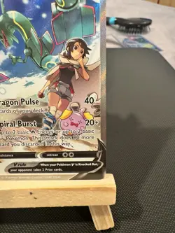 2021 Pokemon Card SWSH Evolving Skies Rayquaza V ALT ART 194/203 NM - Image 4