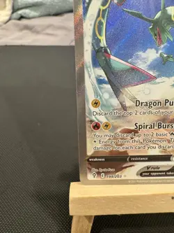 2021 Pokemon Card SWSH Evolving Skies Rayquaza V ALT ART 194/203 NM - Image 5