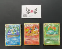 Japanese Pokemon Card Game Classic Deck Set Charizard Blastoise Venusaur - Image 1