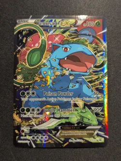 Venusaur XY123 Black Star Red & Blue Collection Promo Standard Size Pokemon - Image 1