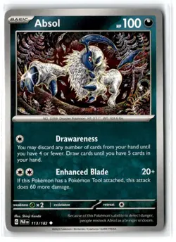 2023 Scarlet & Violet Series - Paradox Rift Absol #113 Uncommon - Image 1