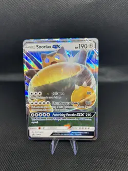Pokemon Promo Jumbo Cards, Snorlax Gx promo, and Snorlax from the fossil lot - Image 3