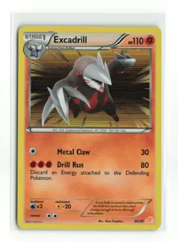 EXCADRILL 30/30 HOLO BW TRAINER KIT POKEMON TCG LP - Image 1