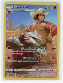 Pokemon TCG - Excadrill 246/236 - Cosmic Eclipse - Character Rare Full Art - Image 1