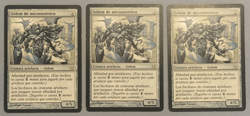 MTG - Fifth Dawn - 3x Mycosynth Golem- Spanish Card - SP - Image 1