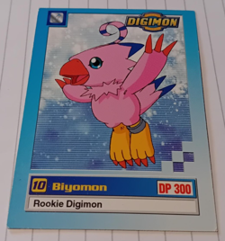 Biyomon #10 Digimon Series 1 Base / Trading Card 1999, Mint Condition - Image 1