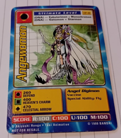 Digimon Digi Battle 1999 Angewomon Card Bo-16 Good Condition - Image 1