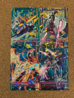 Gundam card Holo Foil anime card TRYAGE 4set - Image 1