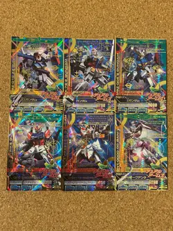 Gundam card Holo Foil anime card TRYAGE 6set - Image 1