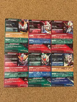 Gundam card Holo Foil anime card TRYAGE 6set - Image 2