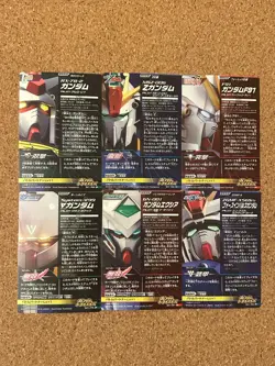 Gundam card Holo Foil anime card TRYAGE 6set - Image 2