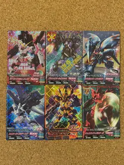 Gundam card Holo Foil anime card TRYAGE 6set - Image 1