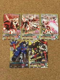 Gundam card Holo Foil anime card TRYAGE 5set - Image 1