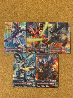 Gundam card Holo Foil anime card TRYAGE 5set - Image 1