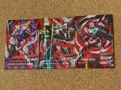 Gundam card Holo Foil anime card TRYAGE 3set - Image 2