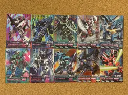 Gundam card Holo Foil anime card TRYAGE 10set - Image 1