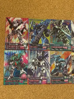 Gundam card Holo Foil anime card TRYAGE 10set - Image 2