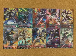 Gundam card Holo Foil anime card TRYAGE 10set - Image 1