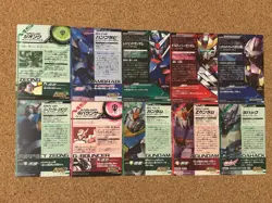 Gundam card Holo Foil anime card TRYAGE 10set - Image 4