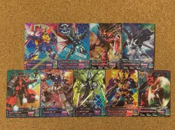 Gundam card Holo Foil anime card TRYAGE 9set - Image 1