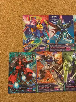 Gundam card Holo Foil anime card TRYAGE 9set - Image 2