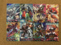 Gundam card Holo Foil anime card TRYAGE 8set - Image 1