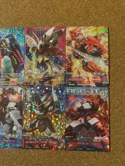 Gundam card Holo Foil anime card TRYAGE 8set - Image 3