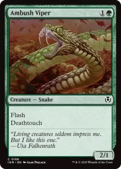 Ambush Viper -Foil Medium Play MTG Innistrad Remastered - Image 1