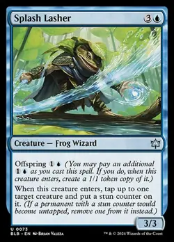 Splash Lasher - Foil, Bloomburrow, Near Mint x 1 MTG - Image 1