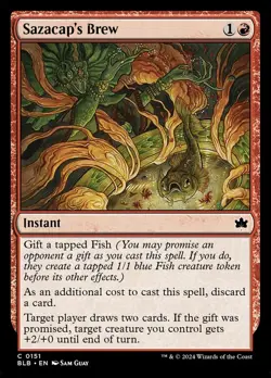 Sazacap's Brew - Foil, Bloomburrow, Near Mint x 1 MTG - Image 1