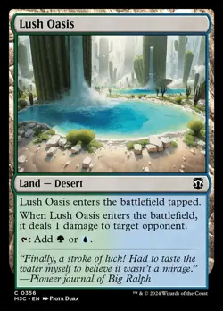 Lush Oasis, Commander: Modern Horizons 3, Near Mint x 1 MTG - Image 1