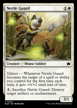 Nettle Guard - Foil, Bloomburrow, Near Mint x 1 MTG - Image 1