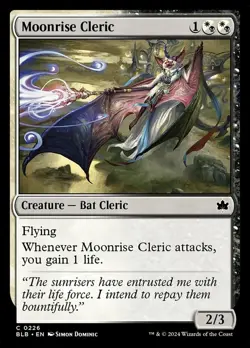 Moonrise Cleric - Foil, Bloomburrow, Near Mint x 1 MTG - Image 1