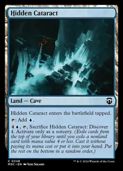 Hidden Cataract, Commander: Modern Horizons 3, Near Mint x 1 MTG - Image 1