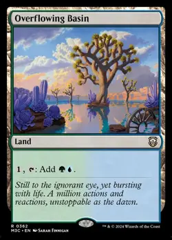 Overflowing Basin, Commander: Modern Horizons 3, Near Mint x 1 MTG - Image 1