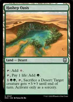 Hashep Oasis, Commander: Modern Horizons 3, Near Mint x 1 MTG - Image 1