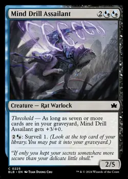 Mind Drill Assailant - Foil, Bloomburrow, Near Mint x 1 MTG - Image 1