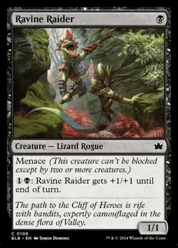 Ravine Raider - Foil, Bloomburrow, Near Mint x 1 MTG - Image 1