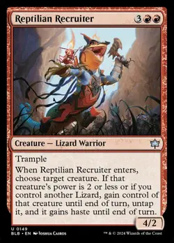 Reptilian Recruiter - Foil, Bloomburrow, Near Mint x 1 MTG - Image 1