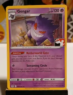 Gengar 066/196 Prize Pack Series Pokemon Play! Stamp Promo MP-LP Condition m - Image 1