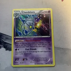Pokemon TCG Cards Chandelure 50/114 Steam Siege Holo Rare NM-M - Image 1
