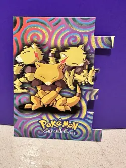 ABRA #63 DIE-CUT POKEMON TOPPS STAGE 1 EV7 OF 12 - Image 1